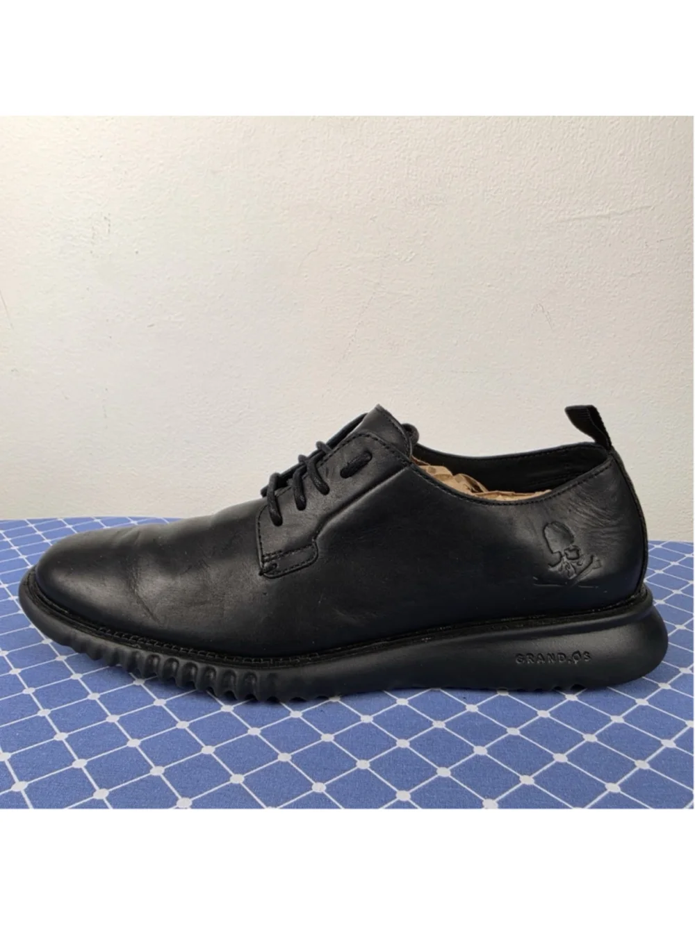 Mastermind Japan x Cole Haan Grand.ØS Black Leather Derby Shoes Men’s 10.5
